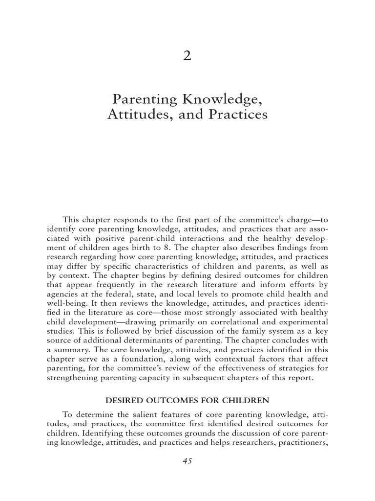 Core Parenting Practices for Child Development | PDF | Breastfeeding ...