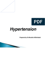 Hypertension: Prepared by DR - Mustafa Alshehabat