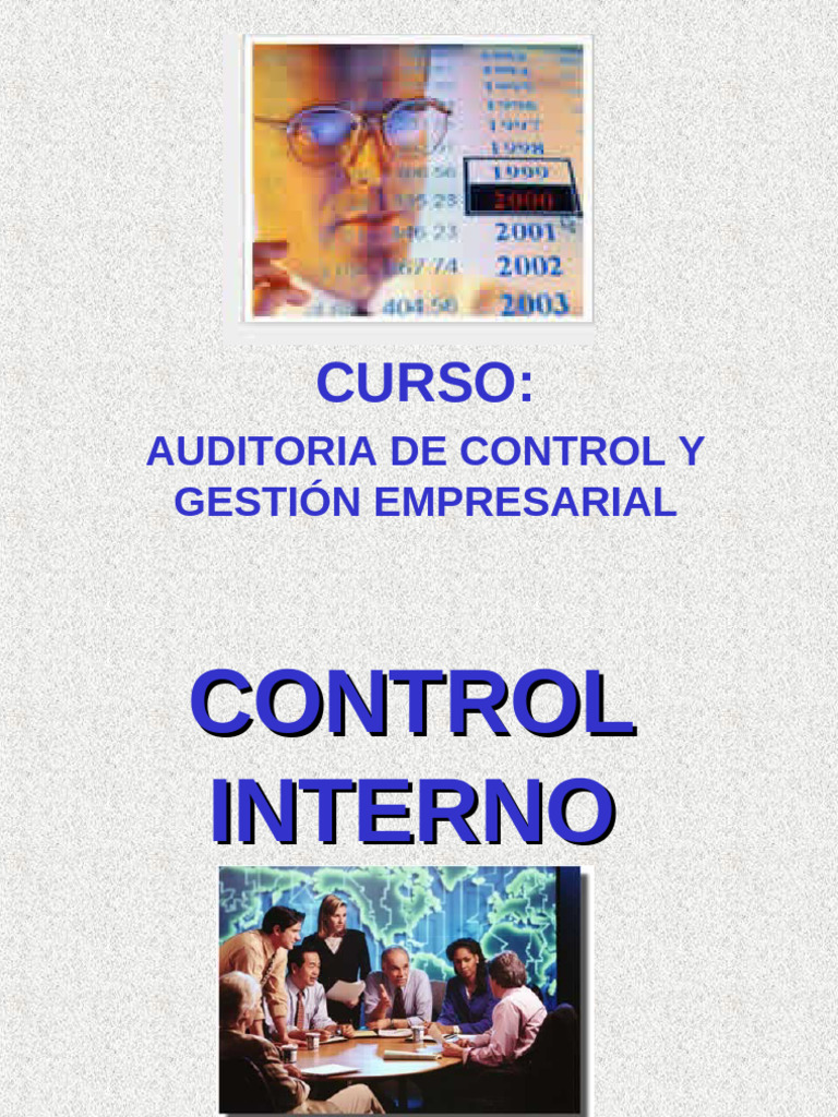 Control Interno | PDF | Planificación | Contabilidad