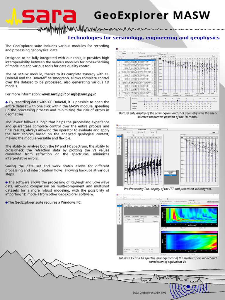 GeoExplorer MASW: Geophysical Data Processing | PDF | Seismology ...