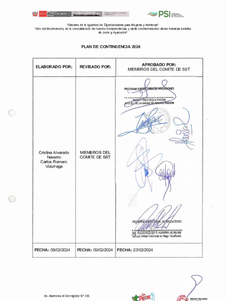 Plan de Contingencia 2024 para Emergencias | PDF
