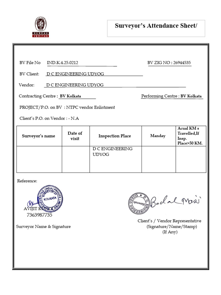 Time Sheet DC Engineering Udyog 02.06.2025 | PDF