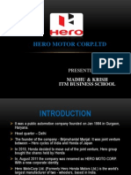 Bse and Sensex On Hero Motors .LTD