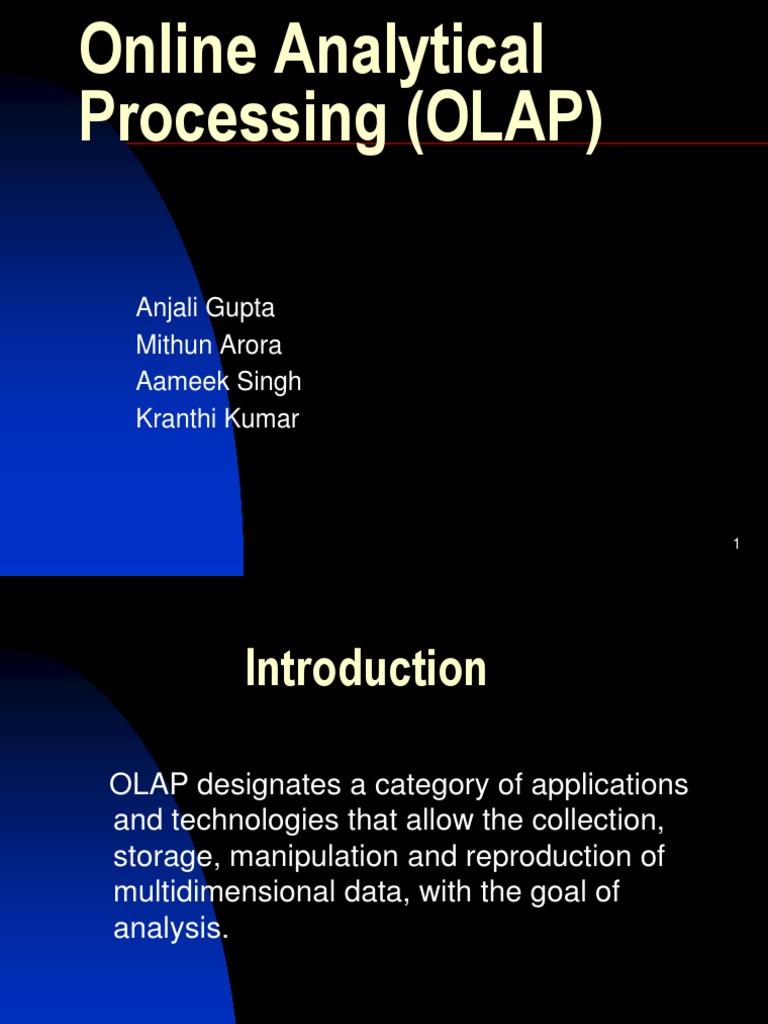 OLAP: Multidimensional Data Analysis | PDF