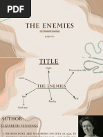 Elizabeth Jennings The Enemies | PDF | Poetry | Stanzaic Form