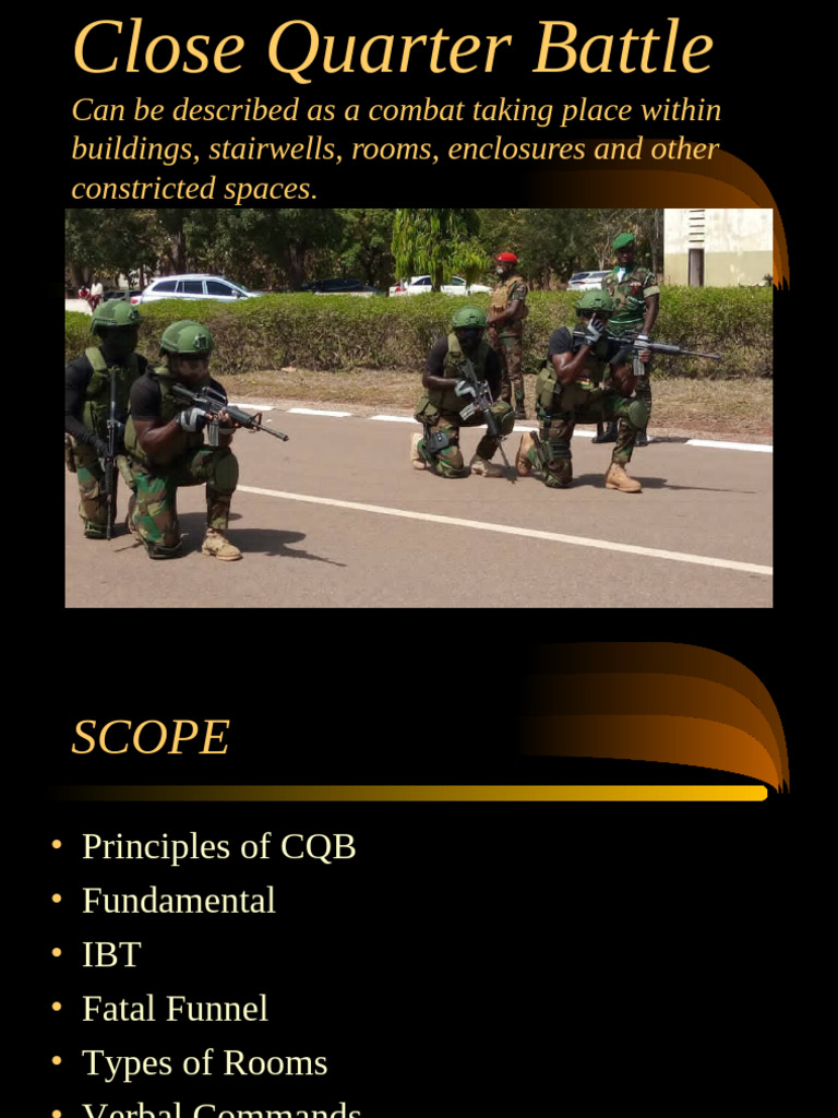 Close Quarter Battle Tactics Overview | PDF