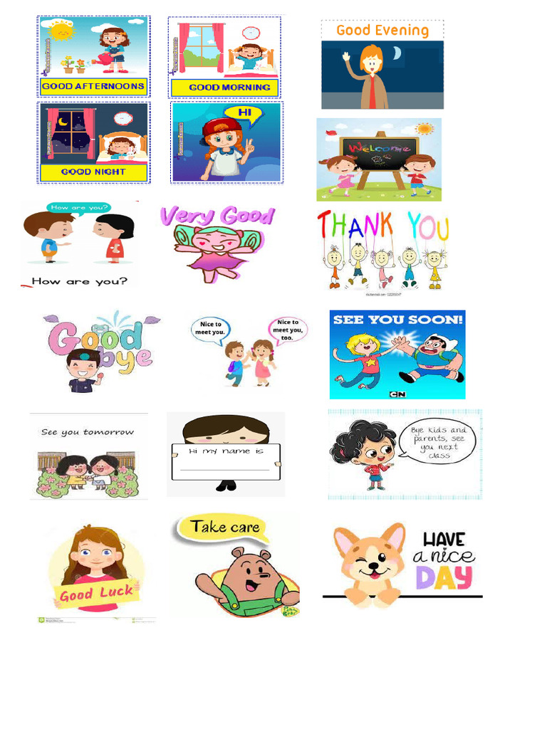 Greetings 1 | PDF