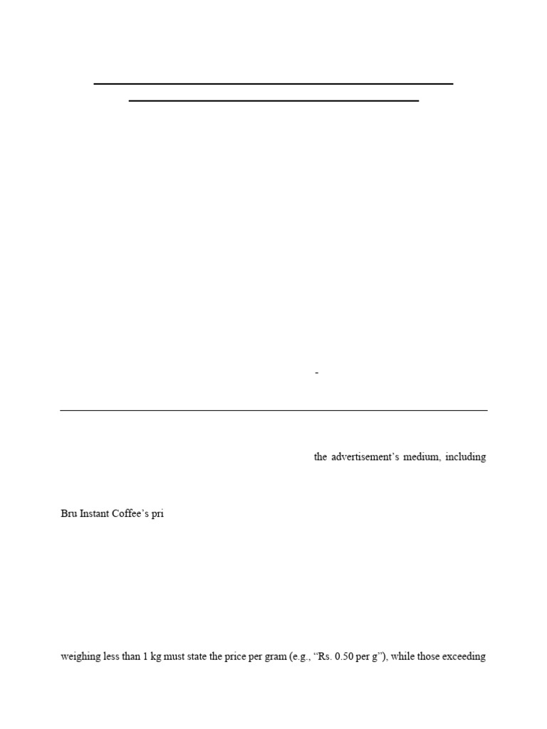 Legal Guidelines for Price Declarations in Ads | PDF | Typography ...