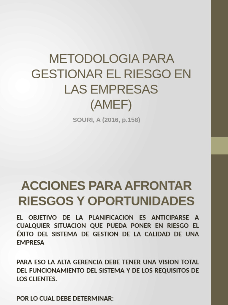 Gestión de Riesgos y Oportunidades en SGC | PDF | Calidad (comercial ...