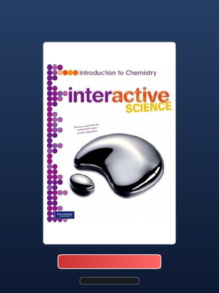 Immediate Access Interactive Science Introduction To Chemistry Verified ...