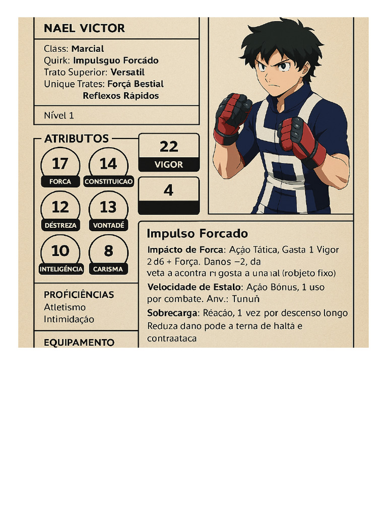 Nael Victor Ficha | PDF