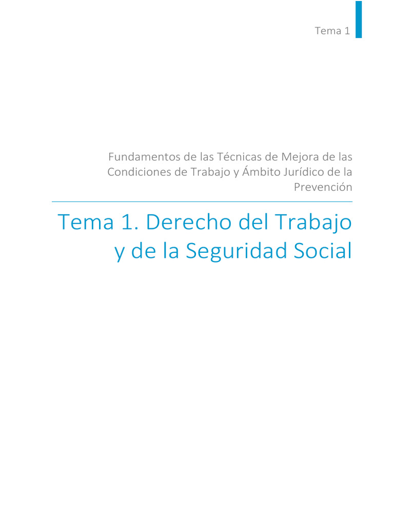 8243020 Full 6678 Tema 1. Derecho Del Trabajo y de La Seguridad Social ...