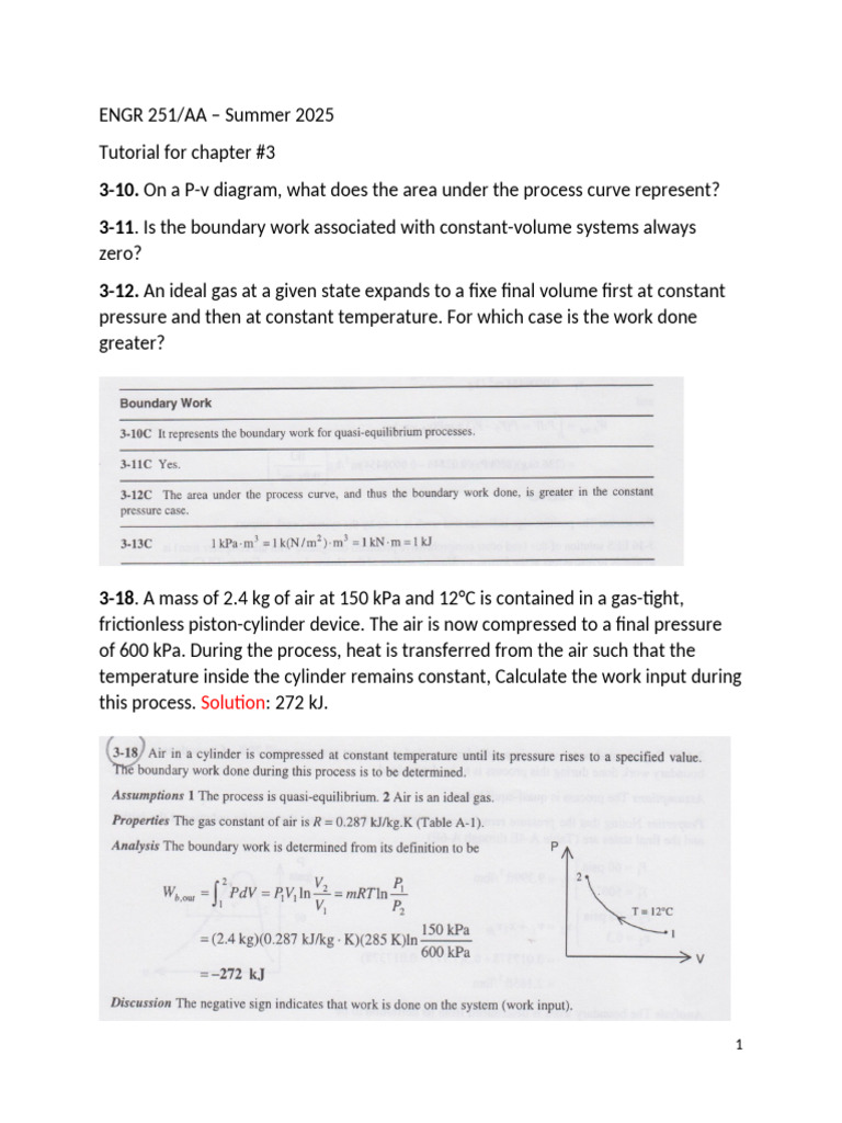 ENG 251 Summer 2025 Tutorial Solutions | PDF