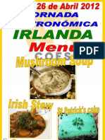 Cartel San Fernando Jornada Gastronomic A Irlanda 26-4-2