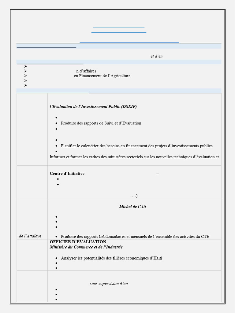 CV de Marc-Alex Charles, Ingénieur Agronome | PDF | Agronomie | Haïti