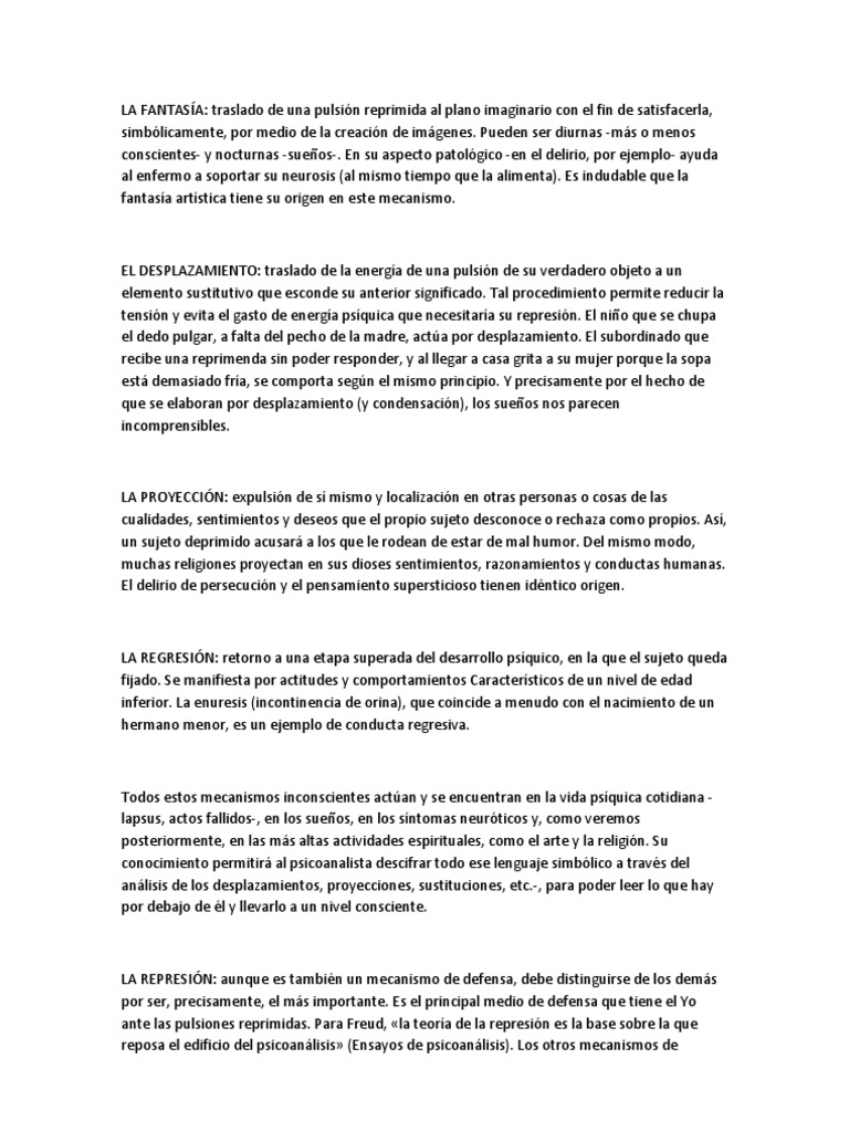 La Fantasía | PDF | Psicoanálisis | Mente inconsciente