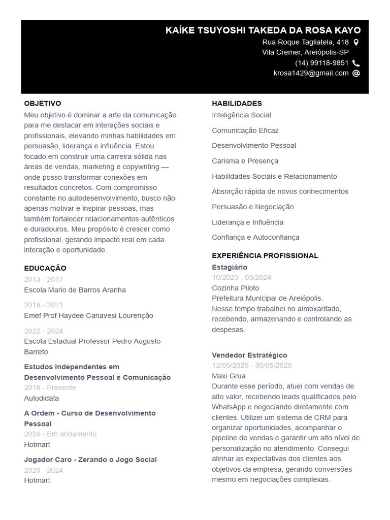 Kaíke Tsuyoshi Takeda da Rosa Kayo_0603251013454080 | PDF | Liderança ...