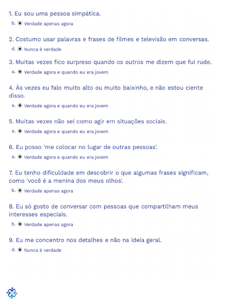 RAADS-R Autism Assessment Tool | PDF