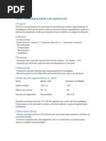 Interpretação do Questionário CAT-Q | PDF | Espectro do autismo | Ansiedade