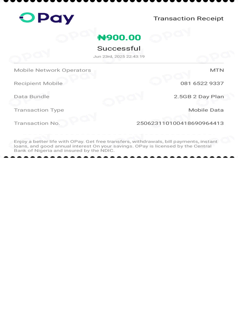 Transaction Receipt-250623110100418690964413 | PDF