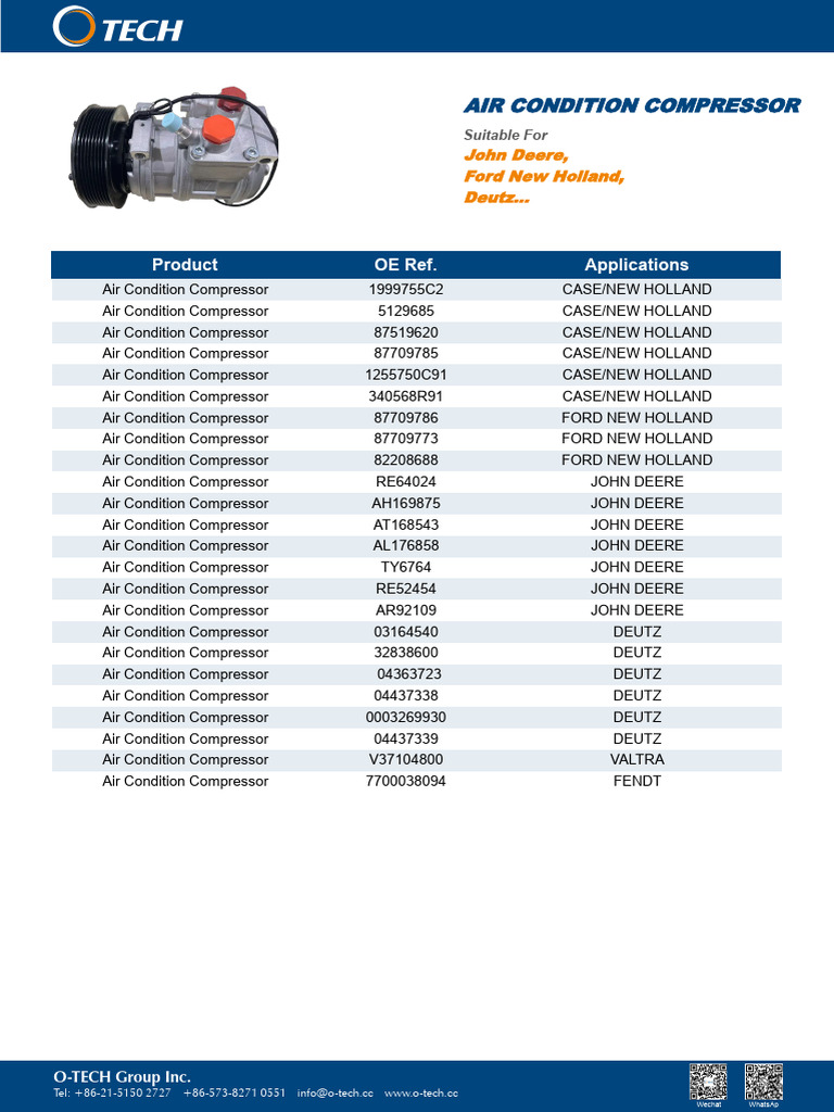 Air Condition Compressor | PDF | Manufactured Goods | Gases