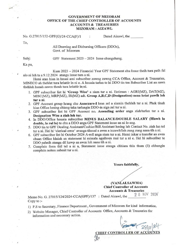 Statement Issue | PDF