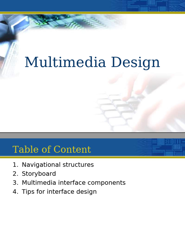 Chapter 5 - Multimedia Design | PDF | Menu (Computing) | Visual Cortex
