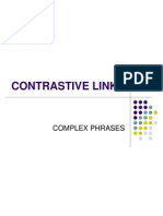 Contrastive Links: Complex Phrases
