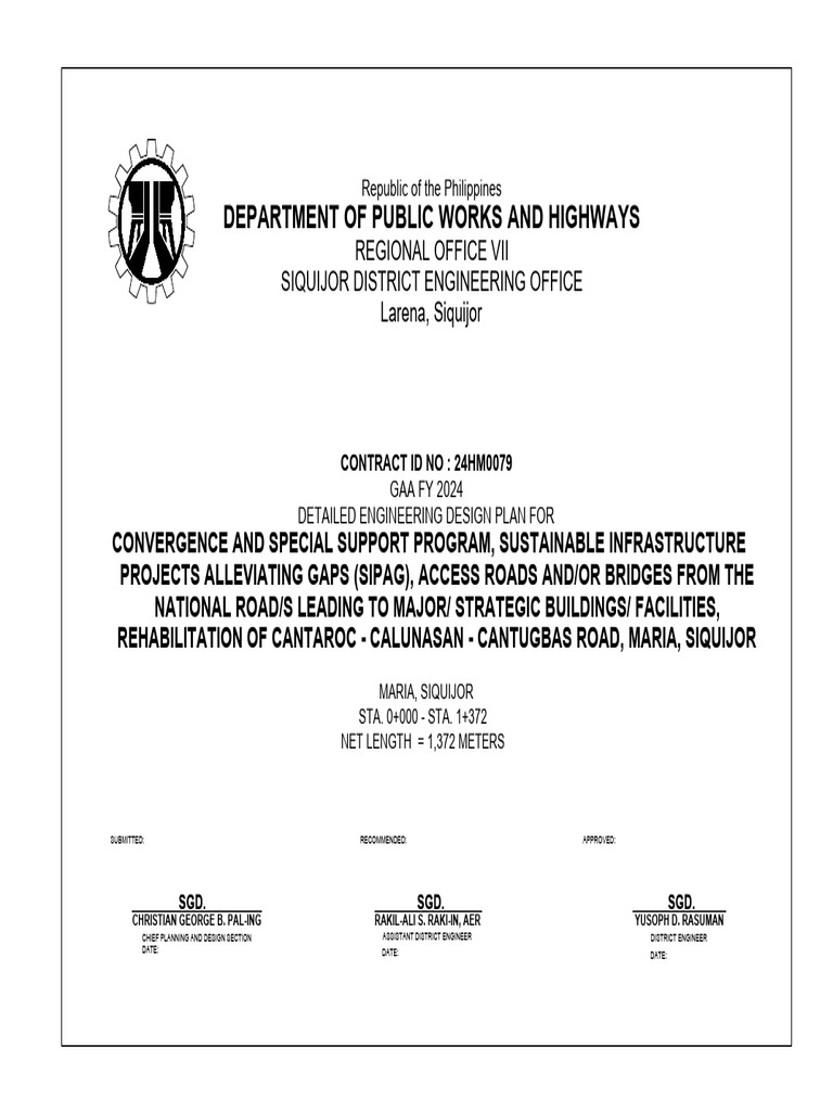 Highway Plan | PDF | Road Surface | Road