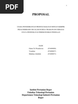 Proposal Bisnis Plan