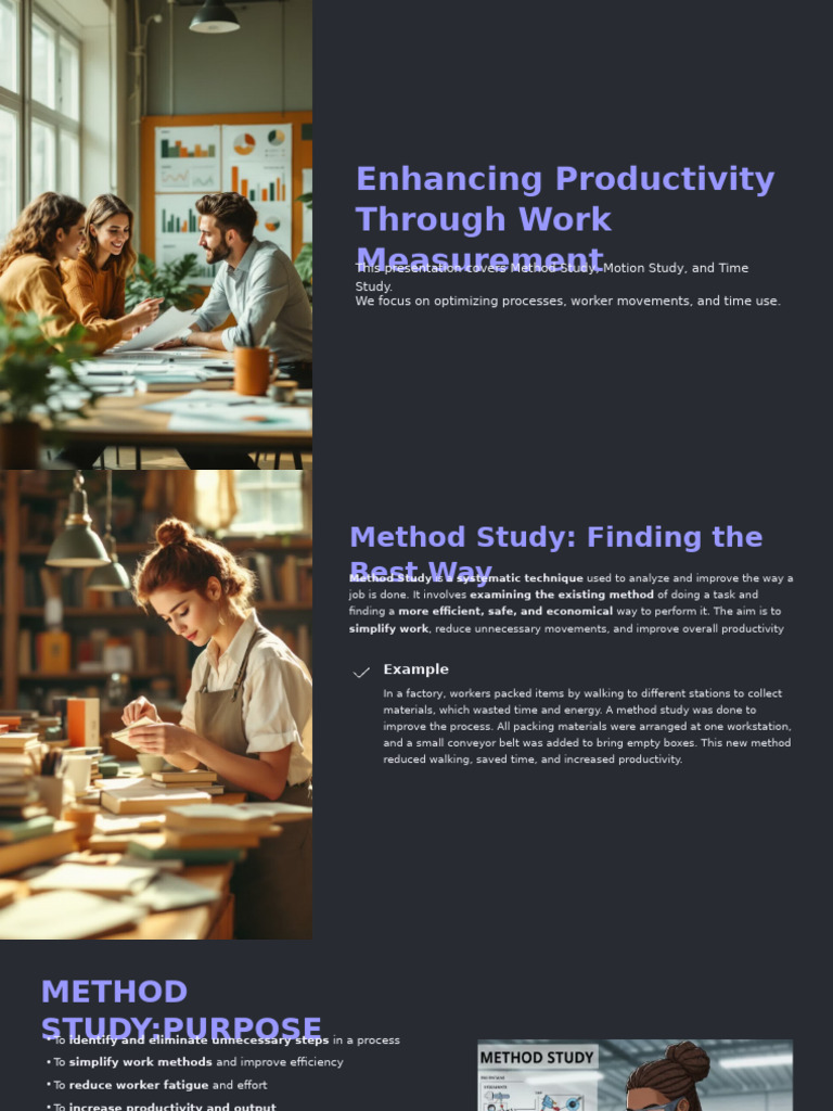 Boosting Productivity with Work Studies | PDF | Efficiency | Production ...