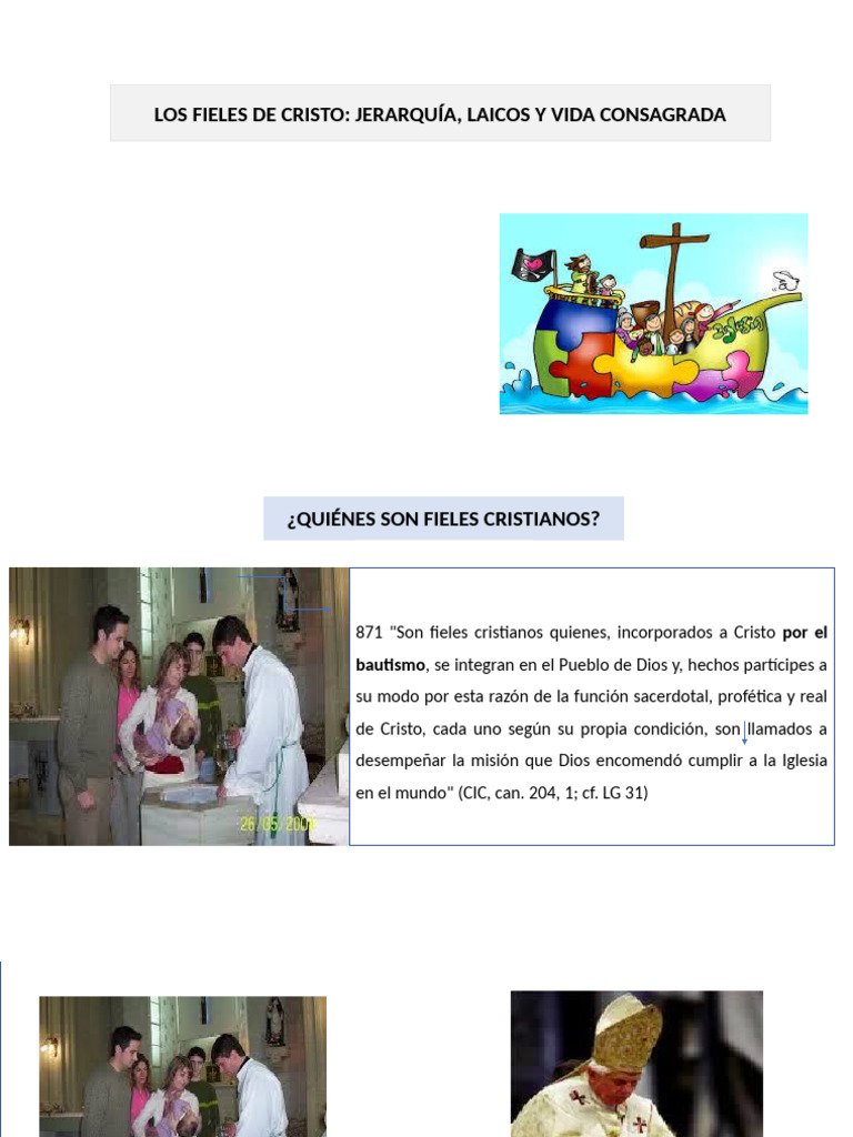 Jerarquía y Laicos en la Iglesia Católica | PDF | obispo | Papa