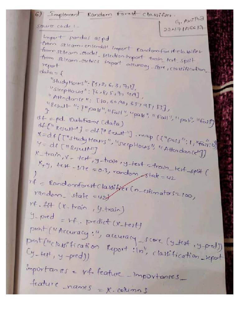 Da Lab Exp 6 | PDF