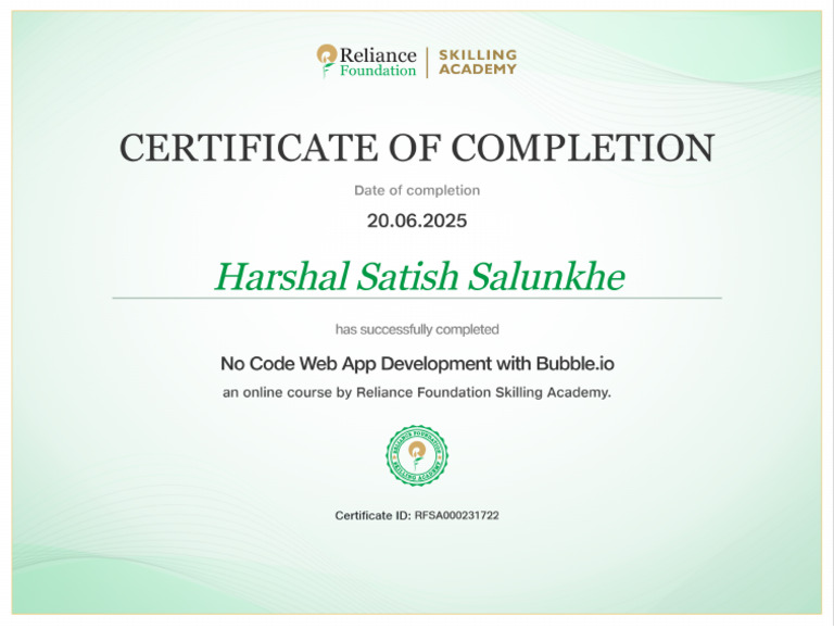 Course Certificate | PDF