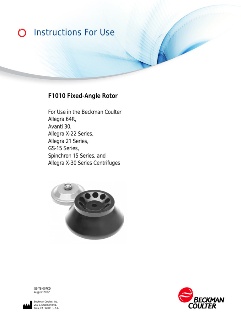 Rotor Assembly F-1010F A 10X10FL Mod-F1010 | PDF | Acceleration ...