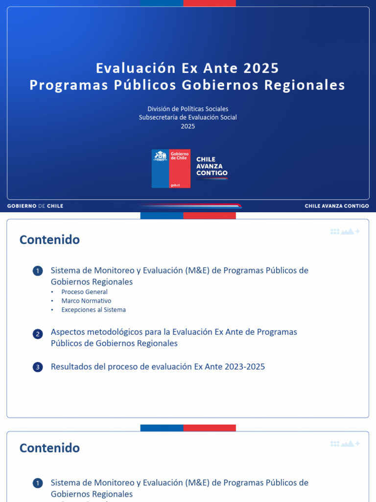 1 Presentación Sistema M E y Ex Ante Gores | PDF | Diseño | Monitoreo y ...