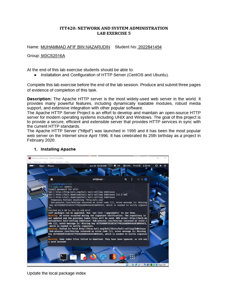 Apache HTTP Server Installation Guide | PDF