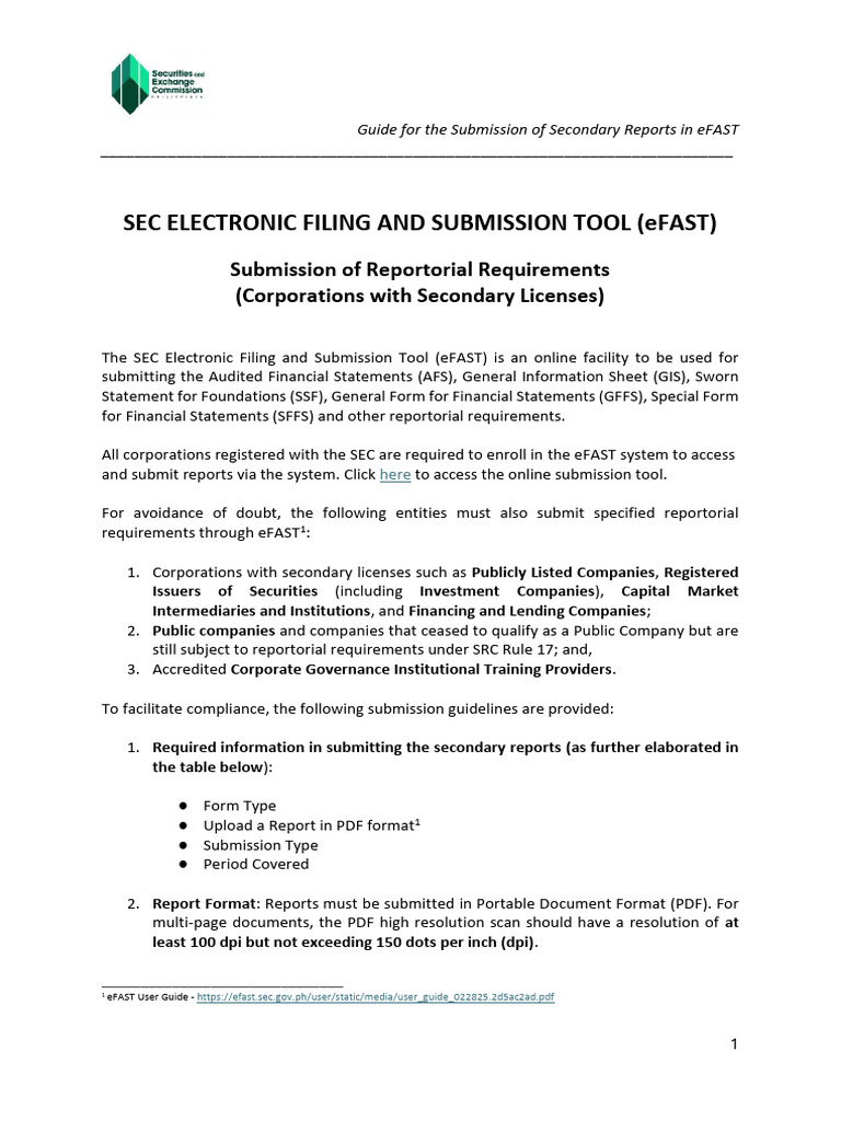 Secondary Guide 04042025.df761a71 | PDF | Securities (Finance ...