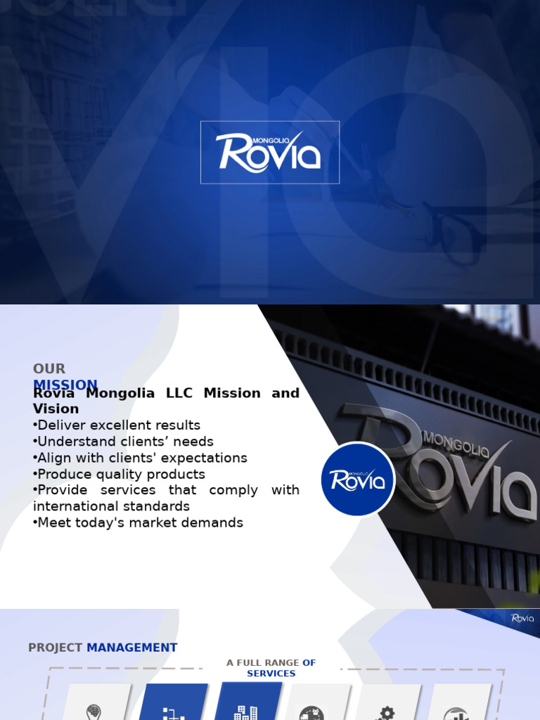 Rovia Mongolia LLC: Project Management Overview | PDF | Occupational ...