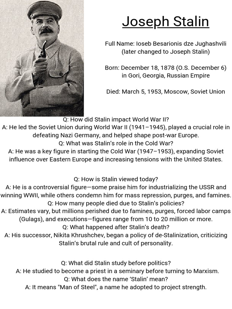 Uncovering Stalin's Brutal Legacy | PDF