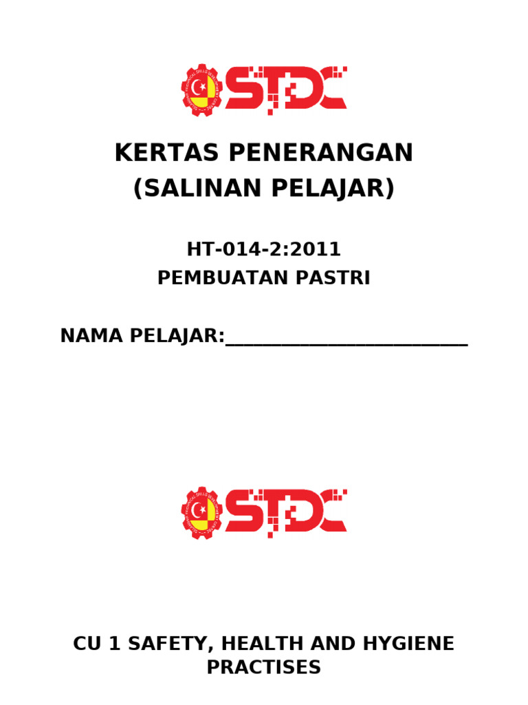 Panduan Pembelajaran Pembuatan Pastri | PDF