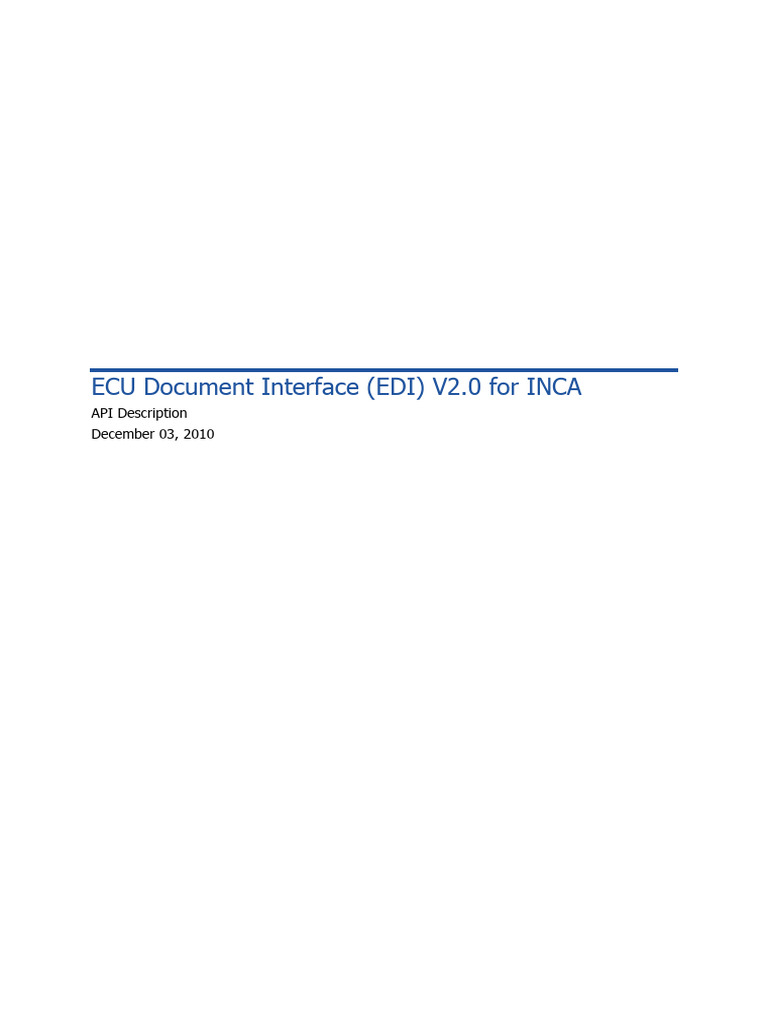 ECU Documentation Interface V2.0 Guide | PDF | Windows Registry ...