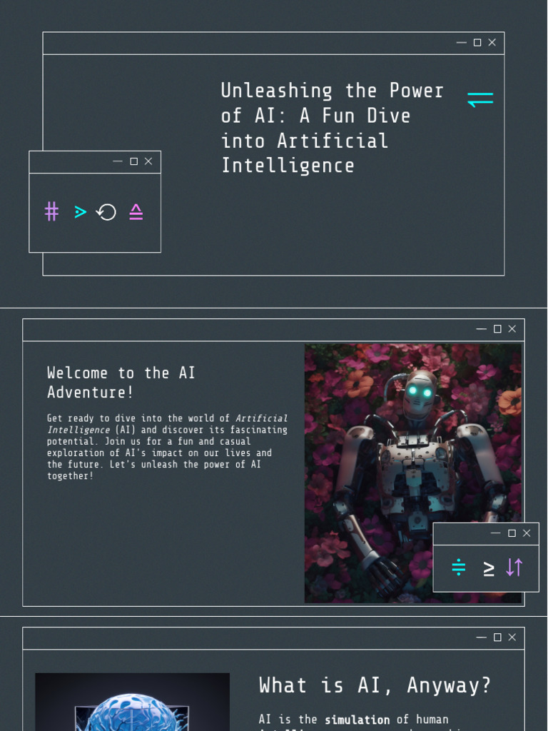 Slidesgo Unleashing The Power of Ai A Fun Dive Into Artificial ...
