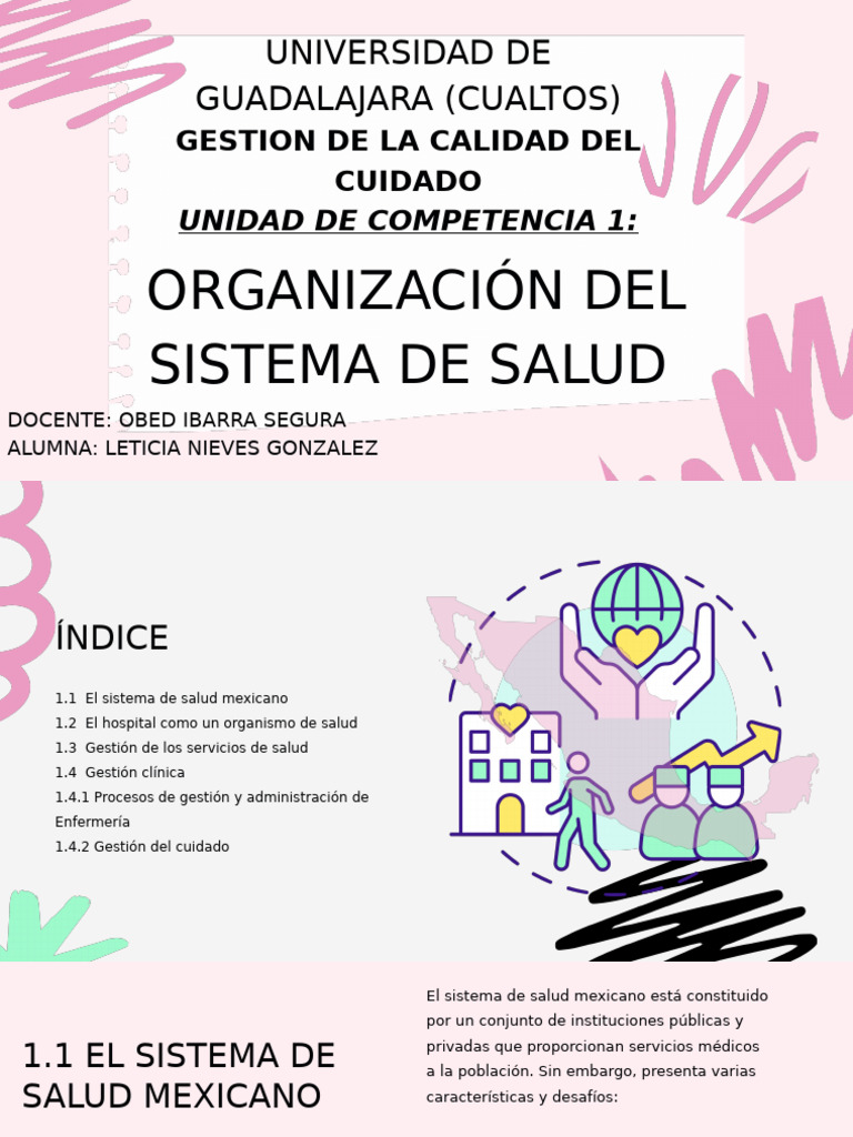 Organización del Sistema de Salud Mexicano | PDF | Hospital | Cuidado ...