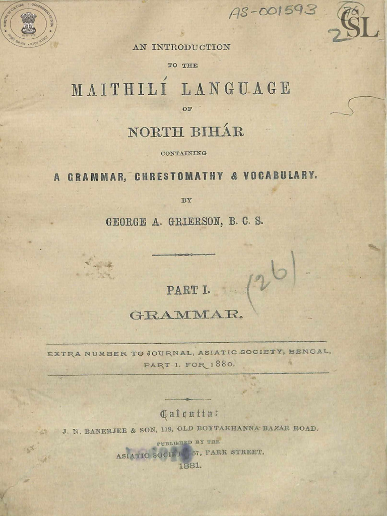 Maithili Language Grammar Guide | PDF | Adverb | Language Mechanics