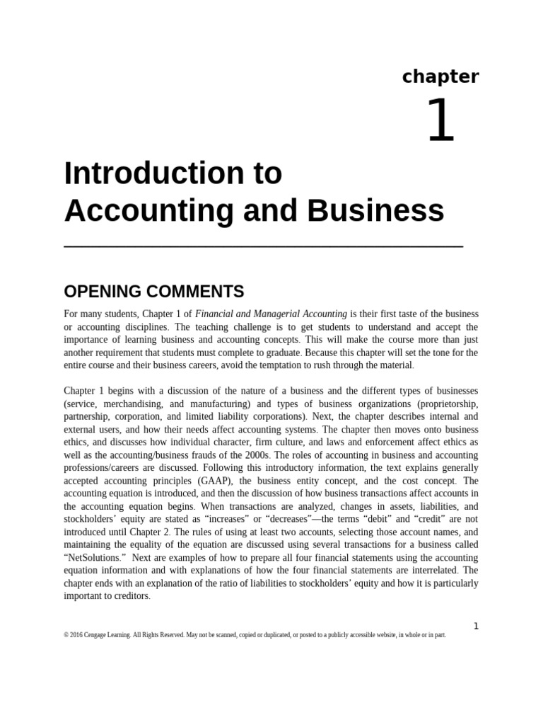 Introduction to Accounting Basics | PDF | Equity (Finance) | Generally ...