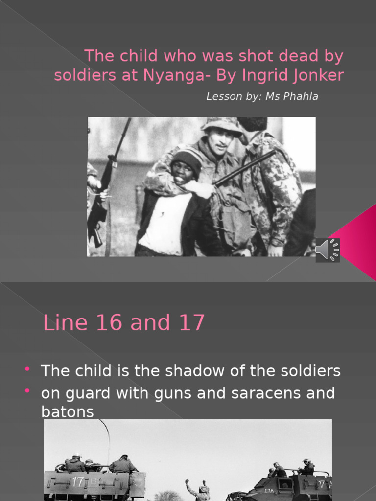 The Child Who Was Shot Dead by Soldiers - Online Lesson | PDF