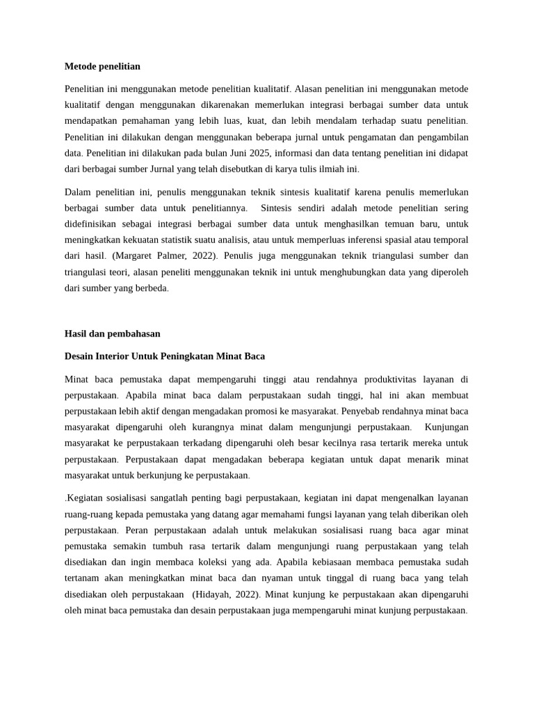 Desain Interior Perpustakaan untuk Minat Baca | PDF