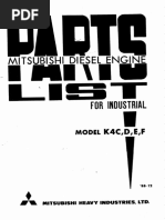 Mitsubishi Engine K3a K3B K3C K3D K3e Service Manual | PDF | Diesel ...
