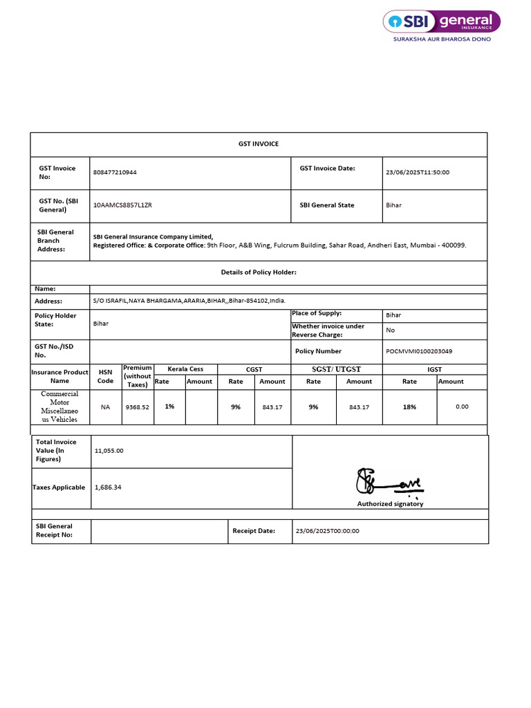 MD Saif Ali Insurance-11 | PDF | Sales | Public Finance